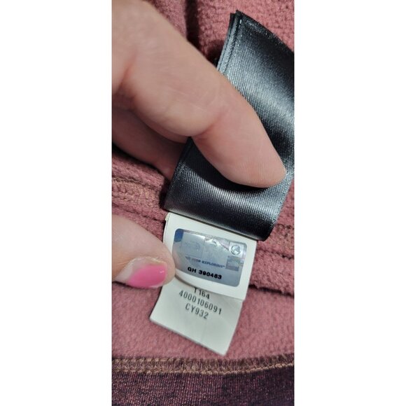 The North Face Mens Large Textured Cap Rock 1/4 Zip Fleece Pullover Burgandy - Picture 10 of 13